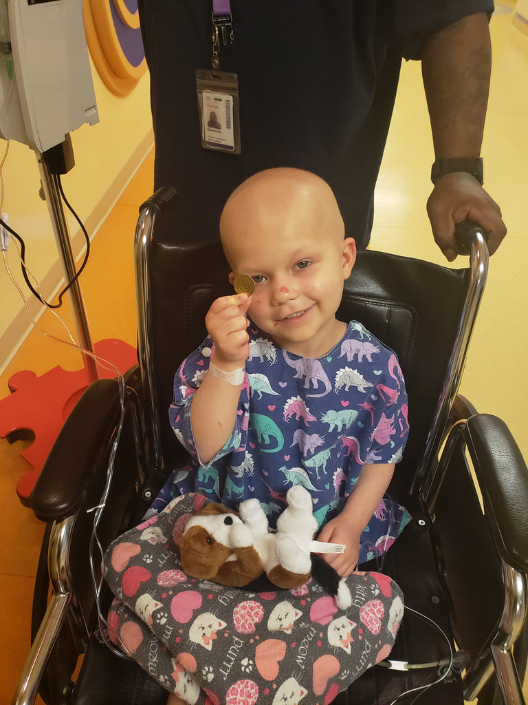 Sponsor A Brave Gown For Three-Year-Old Lyncoln in Treatment w/ Leukemia Through 2025-Sponsored