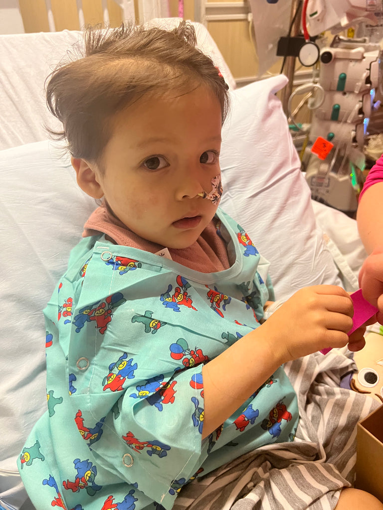 Sponsor A Brave Gown For Two-Year-Old Jia w/High Risk Neuroblastoma