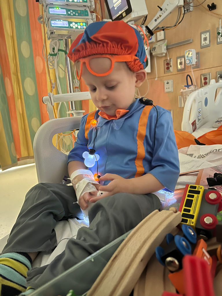 Sponsor A Brave Gown For Three-Year-old Jackson in the Hospital w/Leukemia