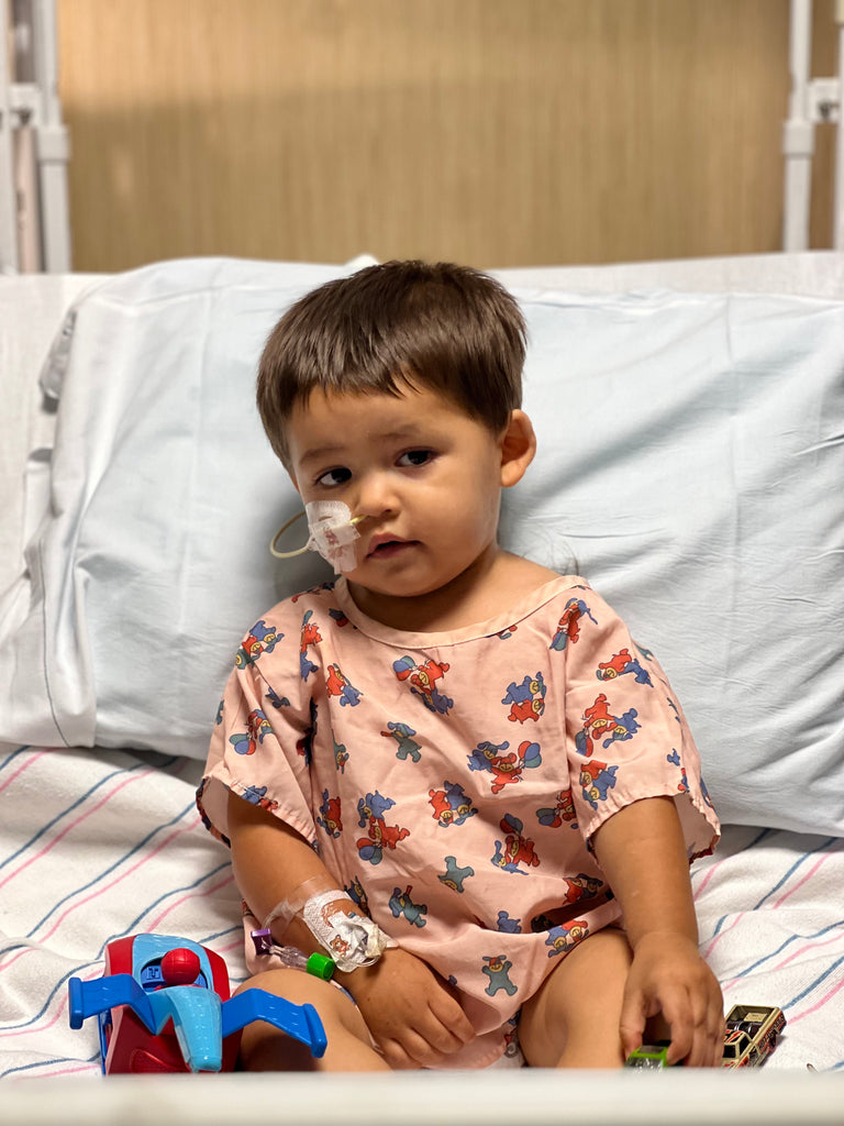 Sponsor A Brave Gown For Two-Year-Old Jesus in Treatment For Peditaric Cancer