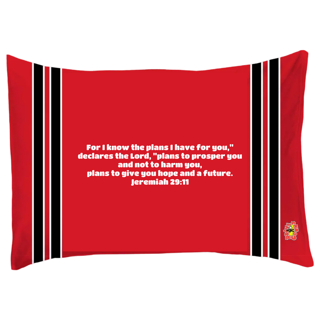 Addi's Brave Reversible Pillowcase -Go Bull Dogs