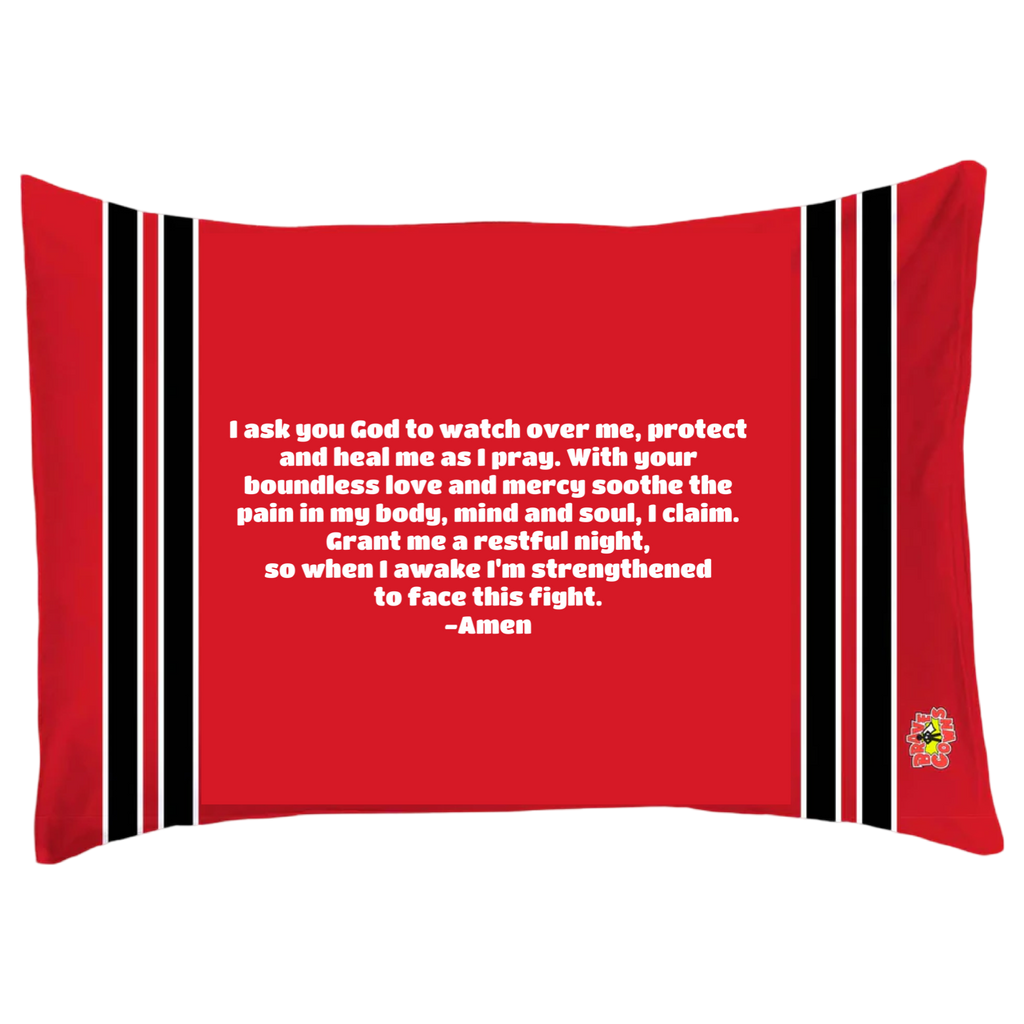 Addi's Brave Reversible Pillowcase -Go Bull Dogs