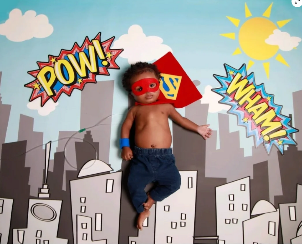 HELP SUPER NOAH JACOB SPREAD SUPER POWERS TO CHILDREN'S HOSPITALS