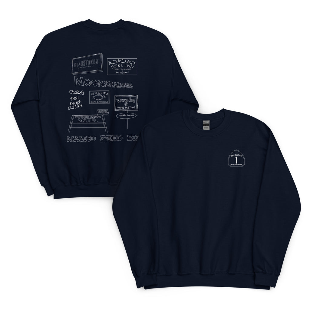 Unisex Heavyweight Crewneck Sweatshirt Available in Black & Navy