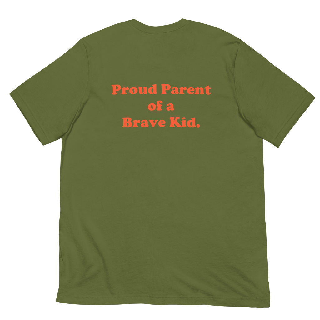 Proud Parent of a Brave Kid T-shirt (5 Colors)