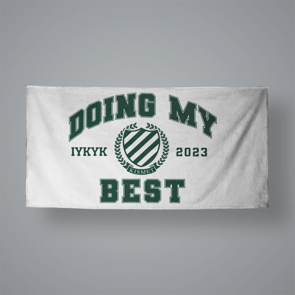 Collegiate Beach Towel-IYKYK