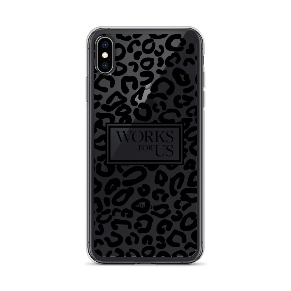 Black Leopard iPhone Case