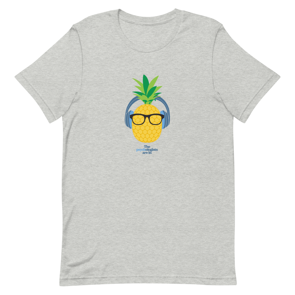 THE PODCAST PINEAPPLE WHITE T-SHIRT