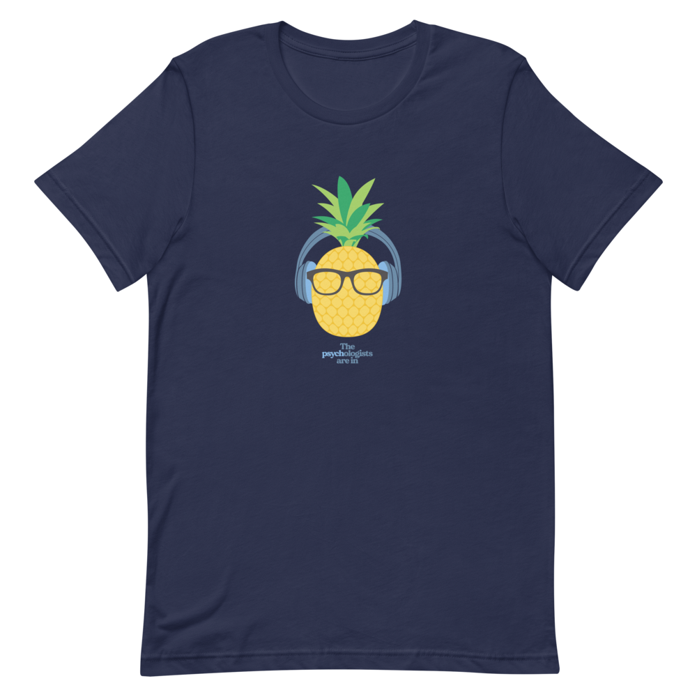 THE PODCAST PINEAPPLE WHITE T-SHIRT